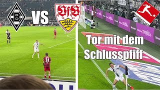 PREMIEREN TOR für HERRMANN |Borussia Mönchengladbach VS VfB Stuttgart | Stadion Vlog #9