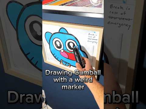 Blindfolded Gumball Drawing ?