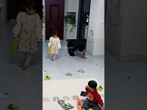 Choking Dad Rescued by Daughter Funny Slipper Move!