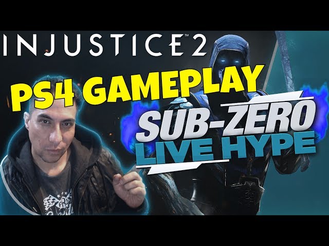 INJUSTICE 2 SUB-ZERO MULTIVERSE SHATTERING SOULS PS4 GAMEPLAY LIVE!!