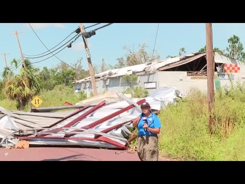 Neighbors in Live Oak left to deal with catastrophic damage from Hurricane Helene