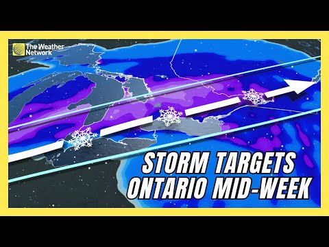 Another Winter Storm Threatens Heavy Snow In Ontario This Week | #forecast