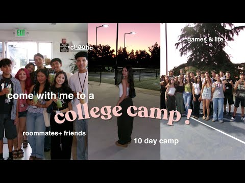 a summer COLLEGE CAMP VLOG 📚|| friends, games, lifestyle