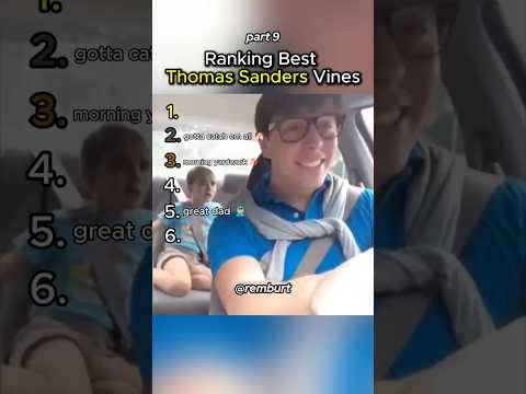 Ranking Funniest Thomas Sanders Vines 🤣 #ranking #funny #shorts #tiktok #og #nostalgia #storytime