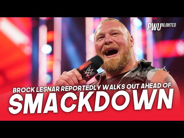 Brock Lesnar Reportedly Walks Out Ahead Or Smackdown Due To Vince McMahon Retiring