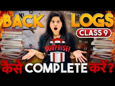 How To Complete Backlogs With New Syllabus? | Class 9 | Mansi Ma'am