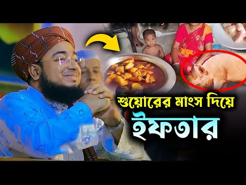 শুয়োরের মাংস দিয়ে ইফতার। জহিরুল ইসলাম ফরিদী নতুন ওয়াজ 2025