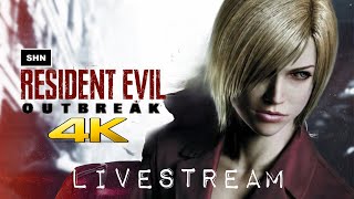 RESIDENT EVIL OUTBREAK Alyssa Ashcroft PS2 Livestream | Walkthrough Gameplay  No Commentary