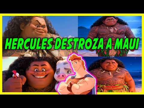 Maui de MOANA se PAPEA a HERCULES de DISNEY