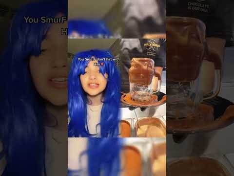 POV: a new blue haired student comes in and sits next to the annoying/quirky girl. #foryou #viral