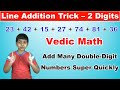 Vedic Math Line Addition Techniques
