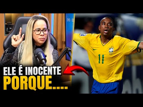 ADVOGADA DEFENDE O JOGADOR ROBINHO AO VIVO EM PODCAST