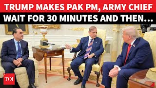 Trump ‘INSULTS’ Shehbaz Sharif; Makes Him Wait For 30 Minutes Then This Happened