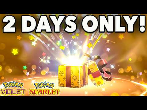 2 DAYS ONLY! Pokemon Mystery Gift in Pokemon Scarlet and Violet (EXPIRED)