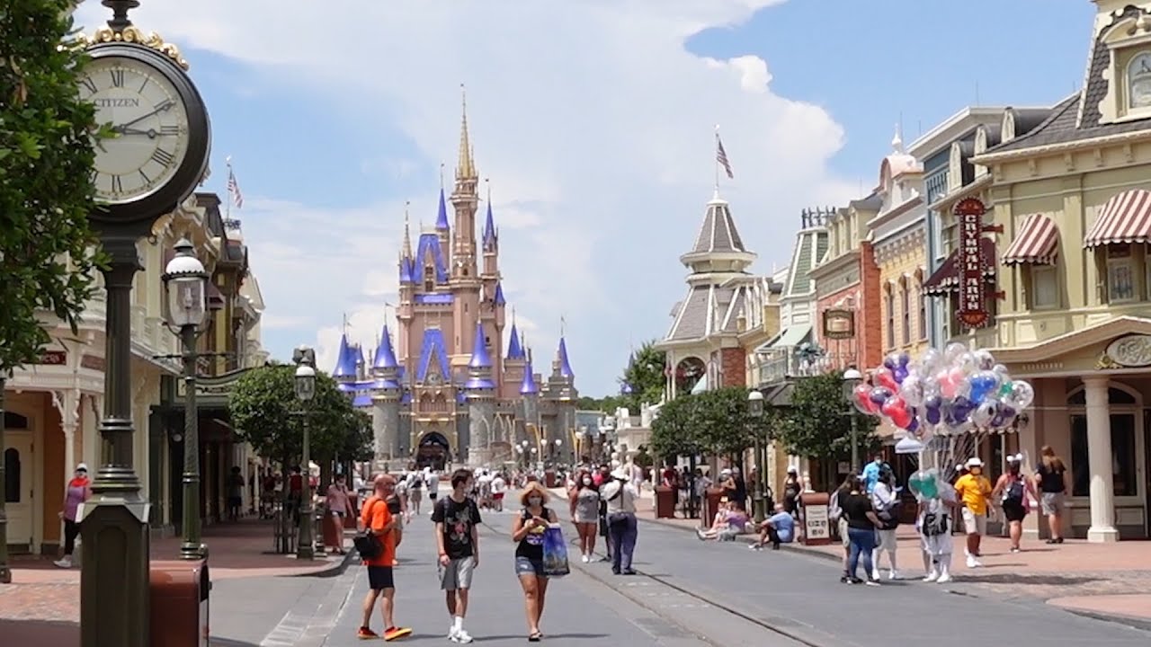 Back At Disney World's Magic Kingdom For The First Official Reopening Day! How Crowded Is It? The Tim Tracker