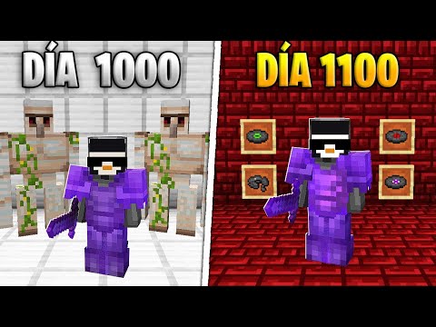 Sobreviví 1,100 Días en Minecraft HARDCORE