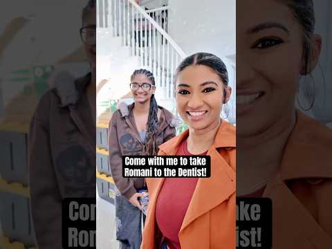 Romani had a long awaited Dentist Appt today! #momof9 #dentist