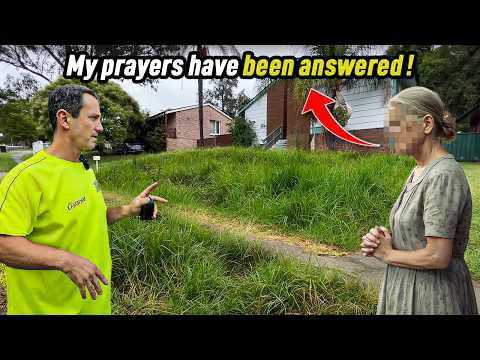 She Faced a Sudden Loss and gets out of HOSPITAL to find MASSIVELY OVERGROWN yard