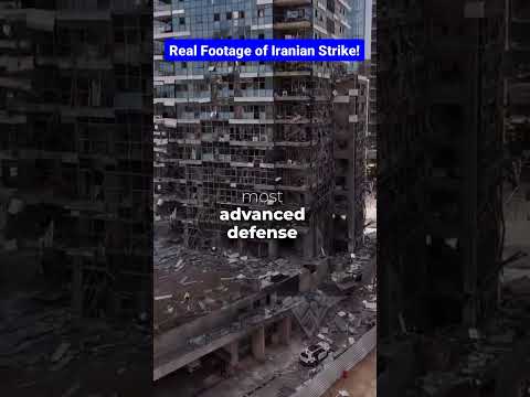 Israel Releases Real Footage of Iranian Strike