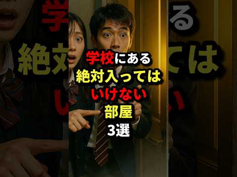 【お前ら気をつけろ!】学校にある絶対入ってはいけない部屋3選‼︎