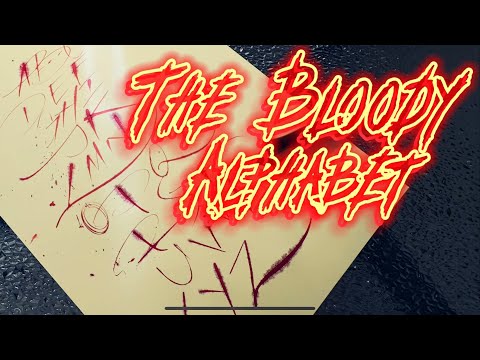 The Bloody Alphabet by Calligraphyti