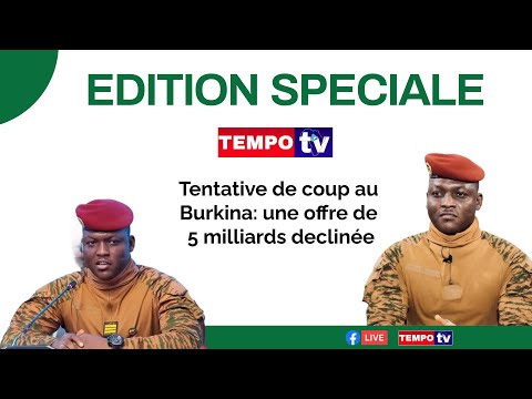 Tentative de coup au Burkina: une offre de 5 milliards declinée