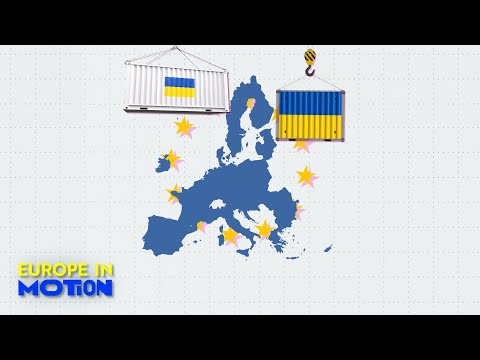 How is trade between the EU and Ukraine evolving?