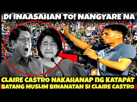 KAKAPASOK LANG! CLAIRE CASTRO NAKAHANAP NG KATAPAT BINANATAN NG BATANG MUSLIM DI INAASAHAN TO