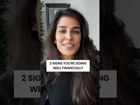 Signs you’re doing well financially #shorts #moneytips