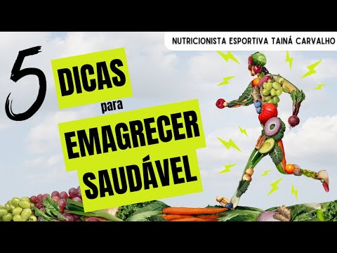 5 dicas para emagrecer saudável