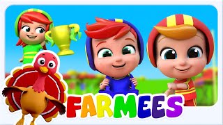 Farmees – Facciamo una Gara 🚗 | Canzoni per Bambini