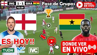 Inglaterra vs. Ghana En Vivo, Donde ver, A que hora juega Fase de grupos Copa Mundial 2026