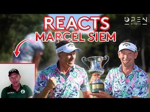 Marcel Siem Reacts To His Final Winning Round | 2024 Italian Open
