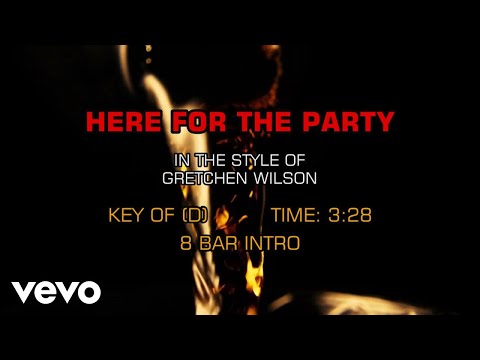 Gretchen Wilson – Here For The Party (Karaoke)