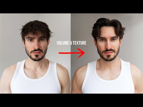 How To Style A Textured Middle Part | Men’s Medium-Length Hair Tutorial