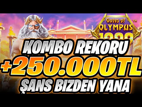 GATES OF OLYMPUS 1000 TÜRKÇE ⚡ KOMBO REKORUNU KIRDIK 1000X SİZ REKOR ÖDEME NASIL ALDIK MAX WİN GELDİ