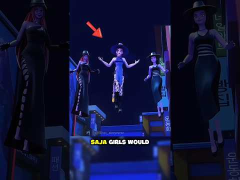 What if Huntrix was "Saja Girls" 😱 | Kpop Demon Hunters #shorts