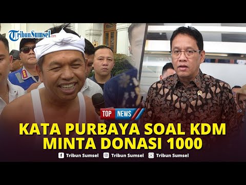 🔴Komentar Menkeu Purbaya soal Kebijakan Dedi Mulyadi Minta Donasi Rp 1.000 per Hari ke Warga Jabar