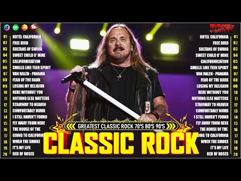 Greatest Classic Rock Songs 80s 90s Full Album 🎸 Bon Jovi, Guns N' Roses, Nirvana, Metallica, ACDC