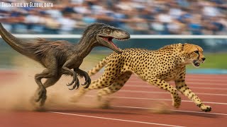 Cheetah vs Velociraptor | 3D Speed Comparison
