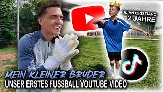 Mein kleiner Bruder wird Fuball YouTuber | @juliancristiano_7