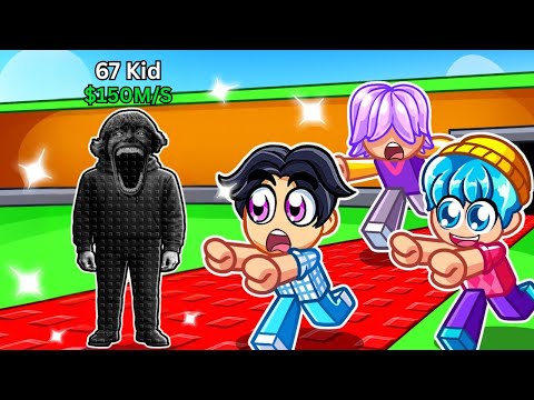 I Pretended to Be the 67 KID to Troll MY KPOP FRIENDS in Steal a Brainrot! (Saja Boys)