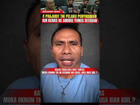 TNI pelindung rakyat malah jadi pelaku penyiram air keras andri yunus? #viral #prabowo #tni #fyp