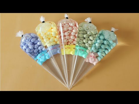 Making Slime with Piping Bags! Most Satisfying Slime Video★ASMR★#ASMR #PipingBags