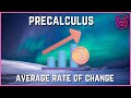 Average Rate of Change Concepts