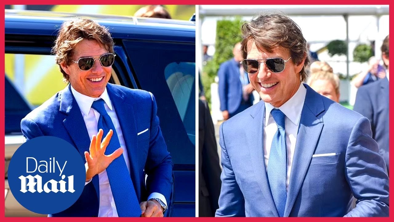 Tom Cruise attends air show at RAF Fairford in Gloucestershire