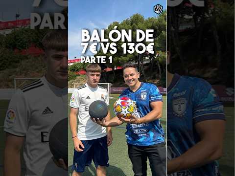Balón de Temu de 7€ vs Balón de Champions de 130€ PARTE 1⚽🔥 #futbol #camisetasdefutbol #comparativa