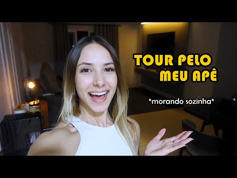 ASMR ✨ TOUR PELO MEU APARTAMENTO MORANDO SOZINHA!