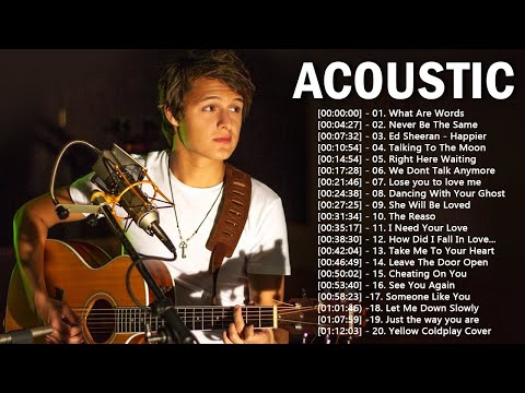 New Acoustic Cover of Popular Songs - Love Songs Cover Acoustic - Top Hits Acoustic Songs 2024