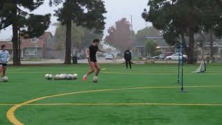 Sunday morning training with coach Anthony and Rina Perez⚽️🔥 12/14/2025